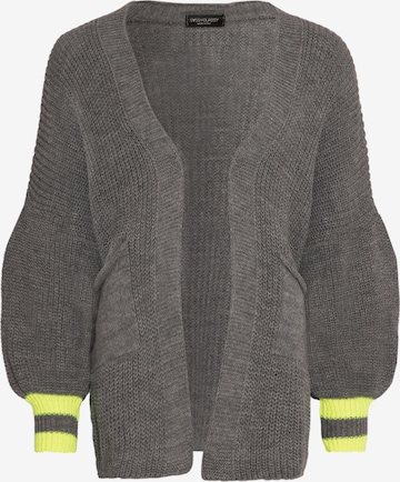 SASSYCLASSY Oversized cardigan in Grey: front