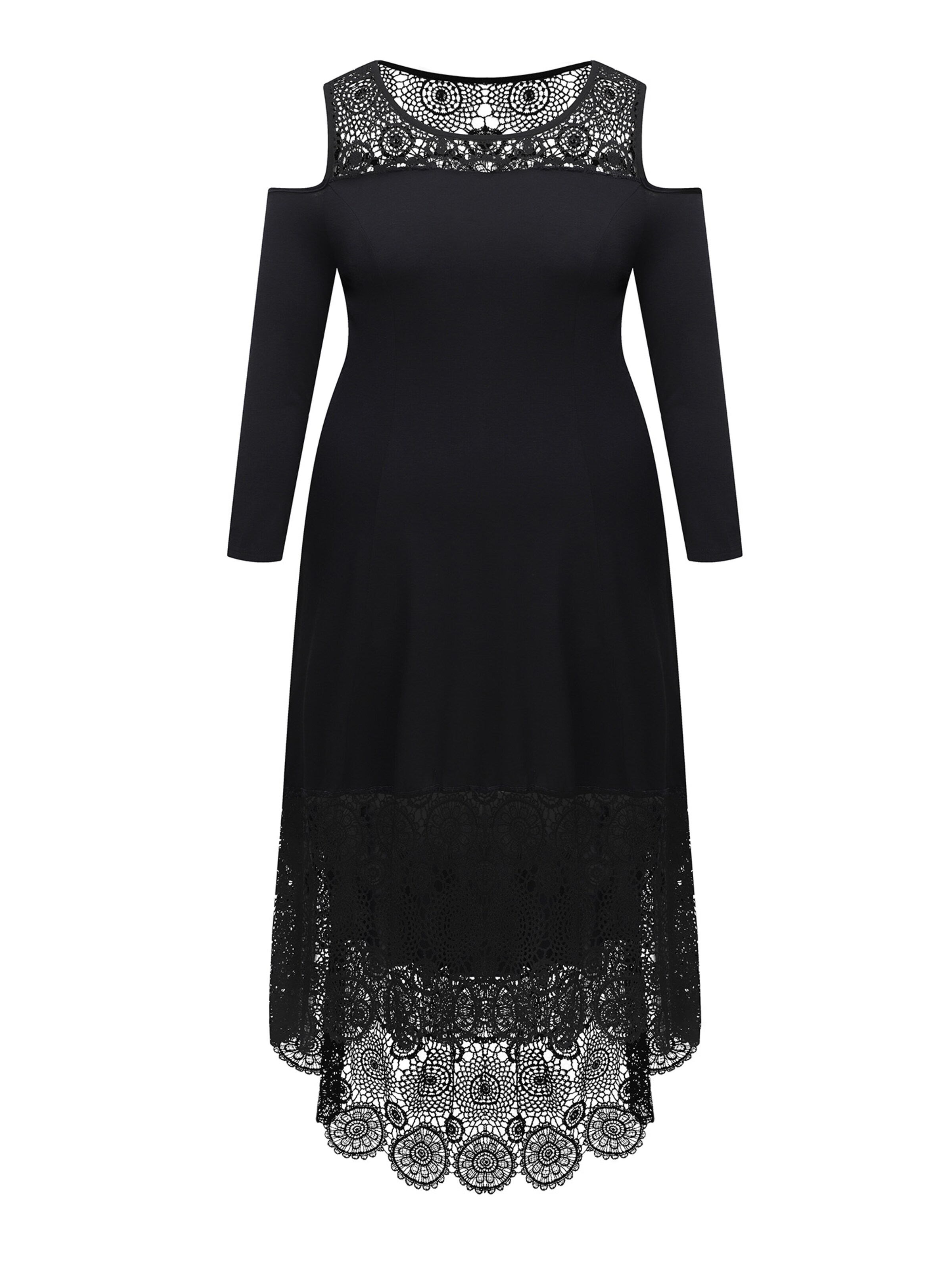 LapaPlus Jurk in Zwart