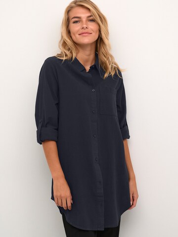 Camicia da donna 'Naya' di Kaffe in blu: frontale