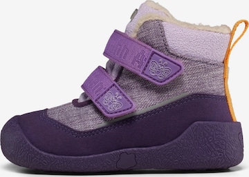 Affenzahn First-Step Shoes 'Snuggy' in Purple: front
