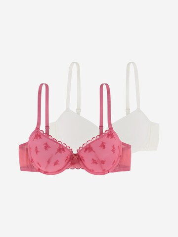 Soutien-gorge 'Elvera' Dorina en rose : devant