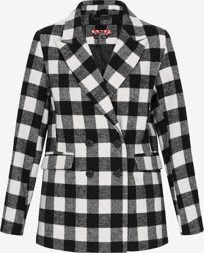 Švarkas iš myMo ROCKS, spalva – šviesiai pilka / juoda / balta, Prekių apžvalga