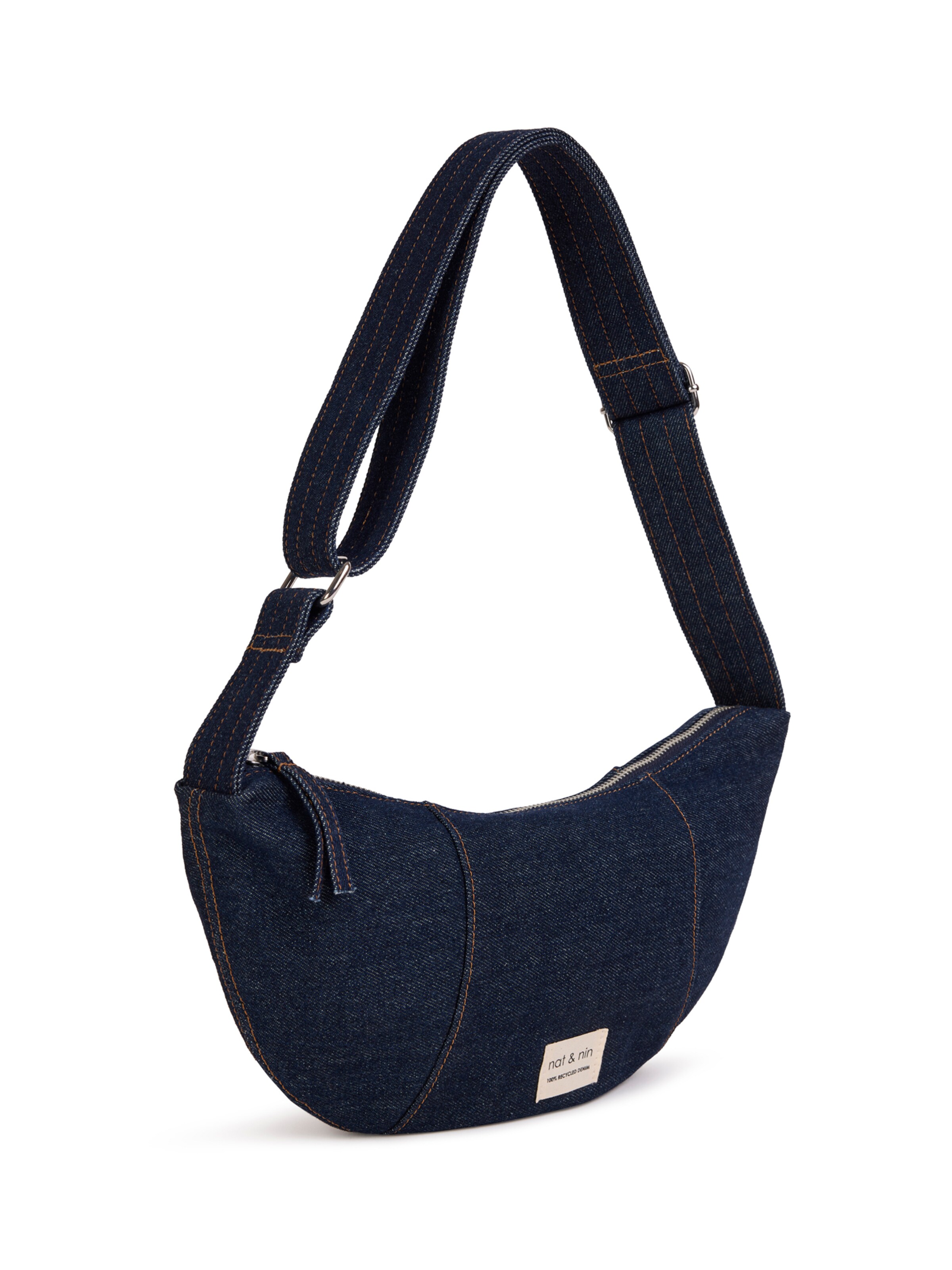 Nat&Nin Τσαντάκι μέσης ' LUCE DENIM ' σε μπλε