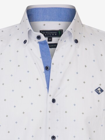 Sir Raymond Tailor Regular fit Button Up Shirt 'Browy' in White