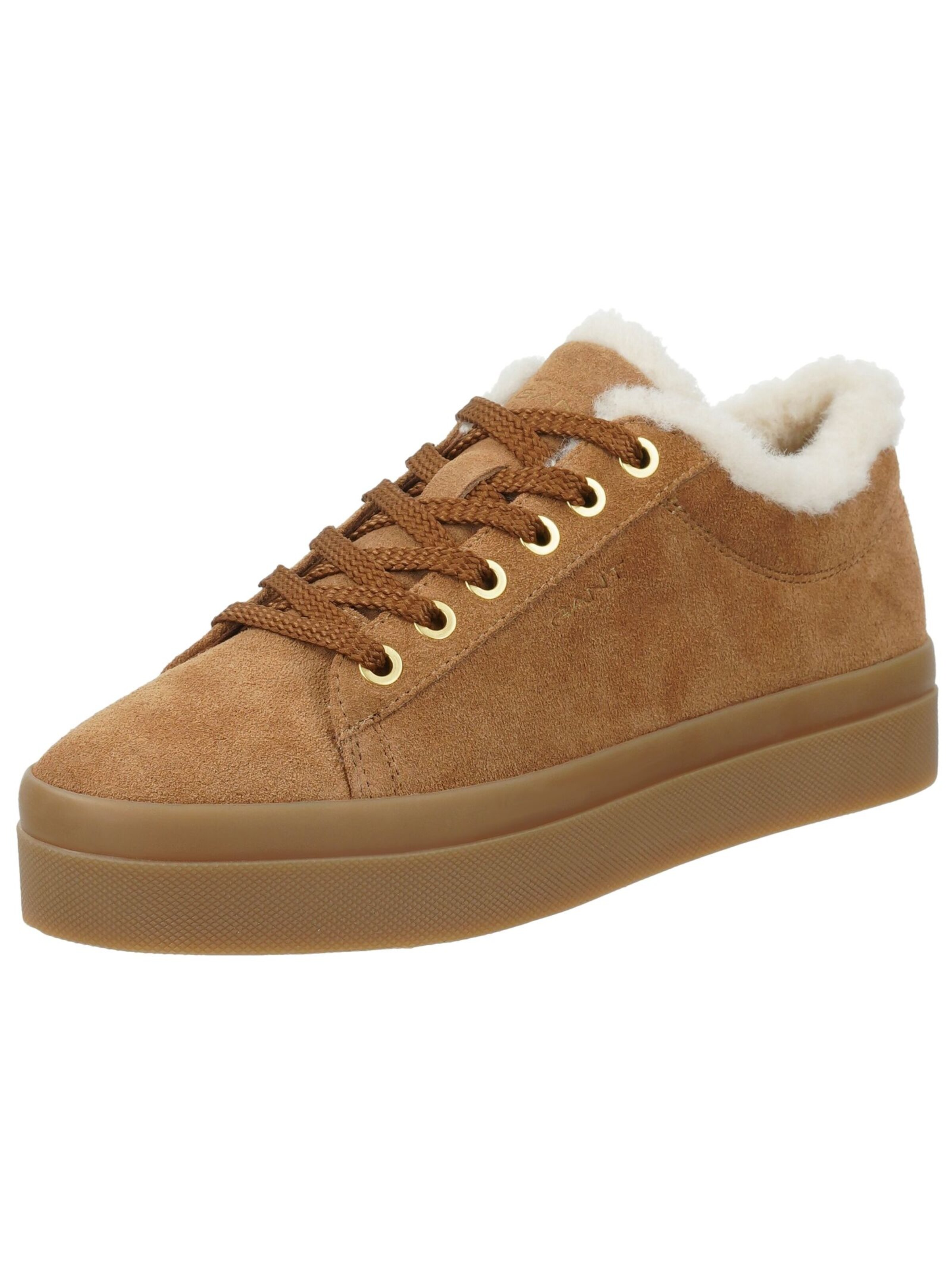 Baskets basses GANT en marron : devant