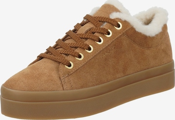 Baskets basses GANT en marron : devant