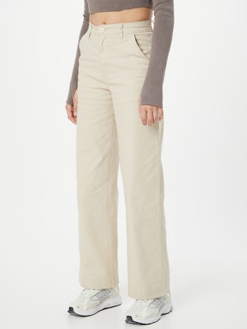 Cotton On Wide Leg Bukser 'PARKER' i grå: forside