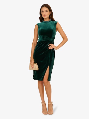 Adrianna Papell Cocktail dress 'Mock Neck Midi Dress' in Green