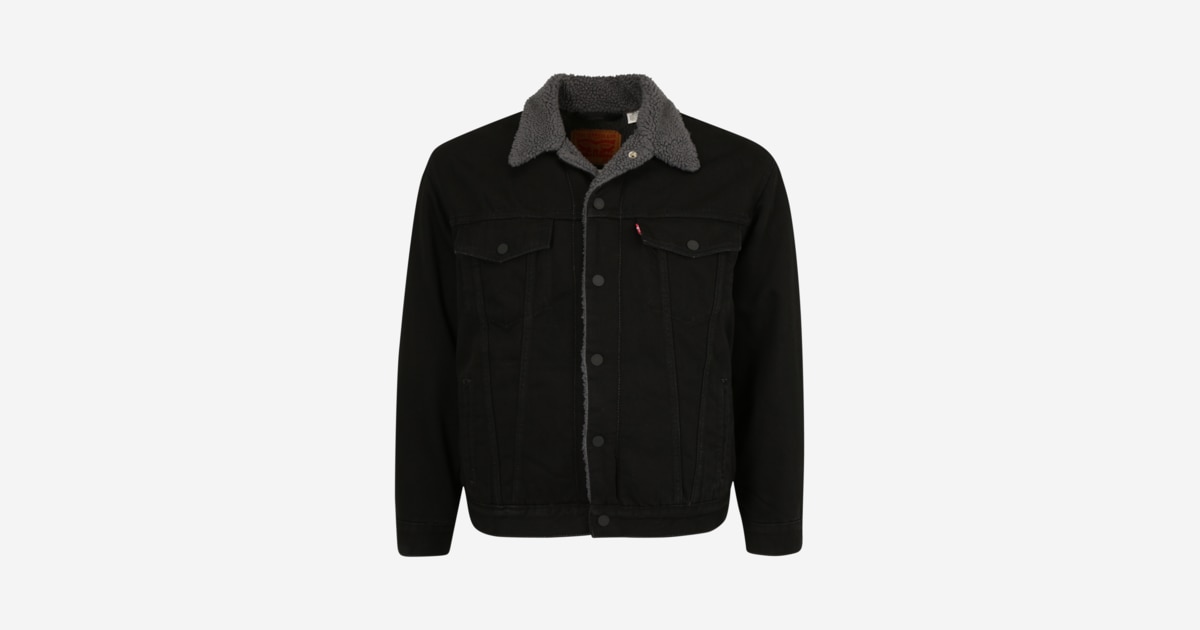 Trucker Hollister Jeansjacke Schwarz Herren Levi's® Big Tall Jacke