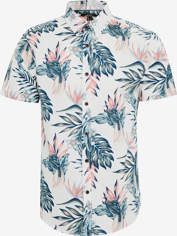 Coupe regular Chemise 'Paradise' Threadbare en bleu : devant