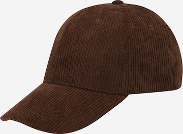 Casquette 'Elanur' millane en marron : devant