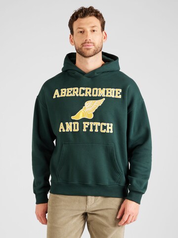 žalia Abercrombie & Fitch Megztinis be užsegimo: priekis