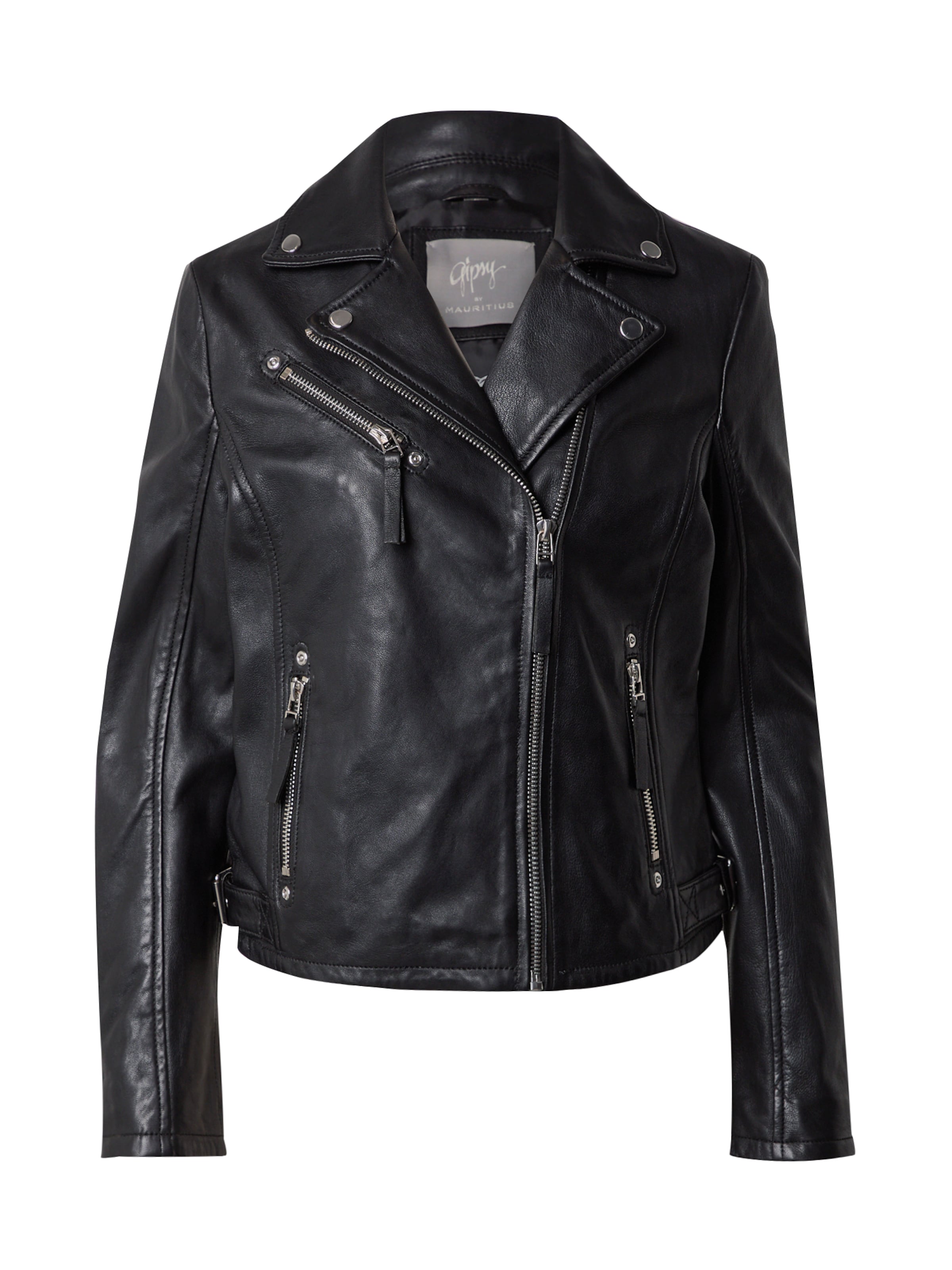 Giacca di mezza stagione 'Pasha' di Gipsy by Mauritius in nero: frontale