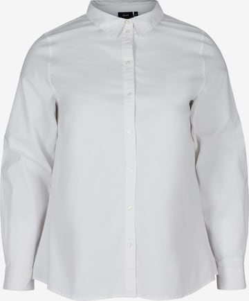 Zizzi Blouse 'EMINDY' in White: front
