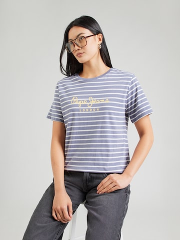Pepe Jeans - Camiseta 'BILMA' en azul: frente