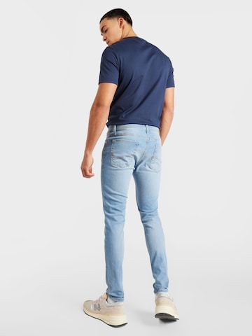 JACK & JONES Slimfit Jeans 'PETE ORIGINAL' in Blau