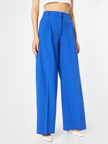 Wide leg Pantaloni cu dungă 'MORFEO' de la MAX&Co. pe albastru: față