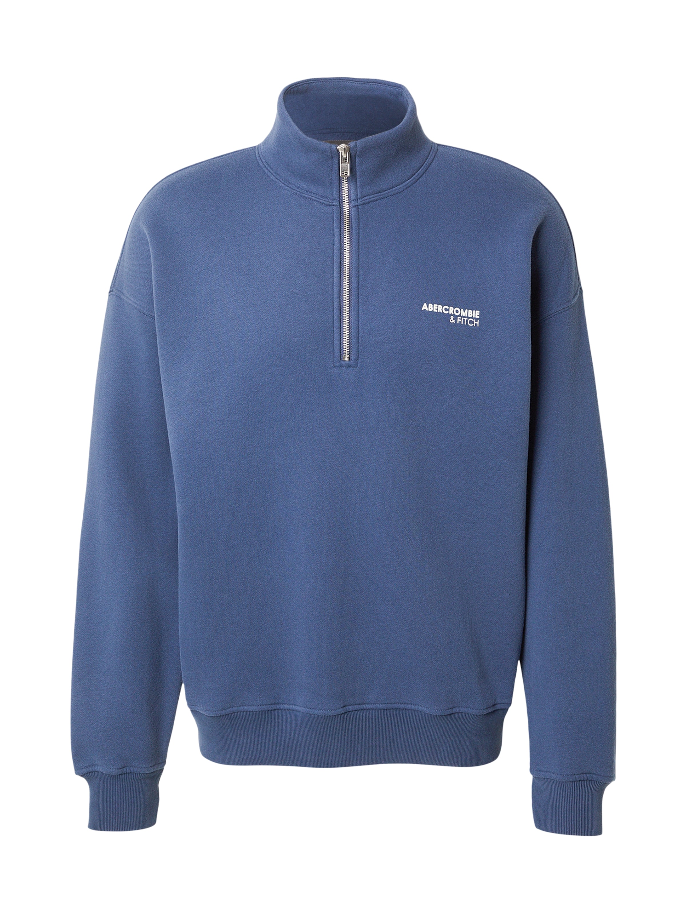 Abercrombie & Fitch Mikina – modrá: přední strana