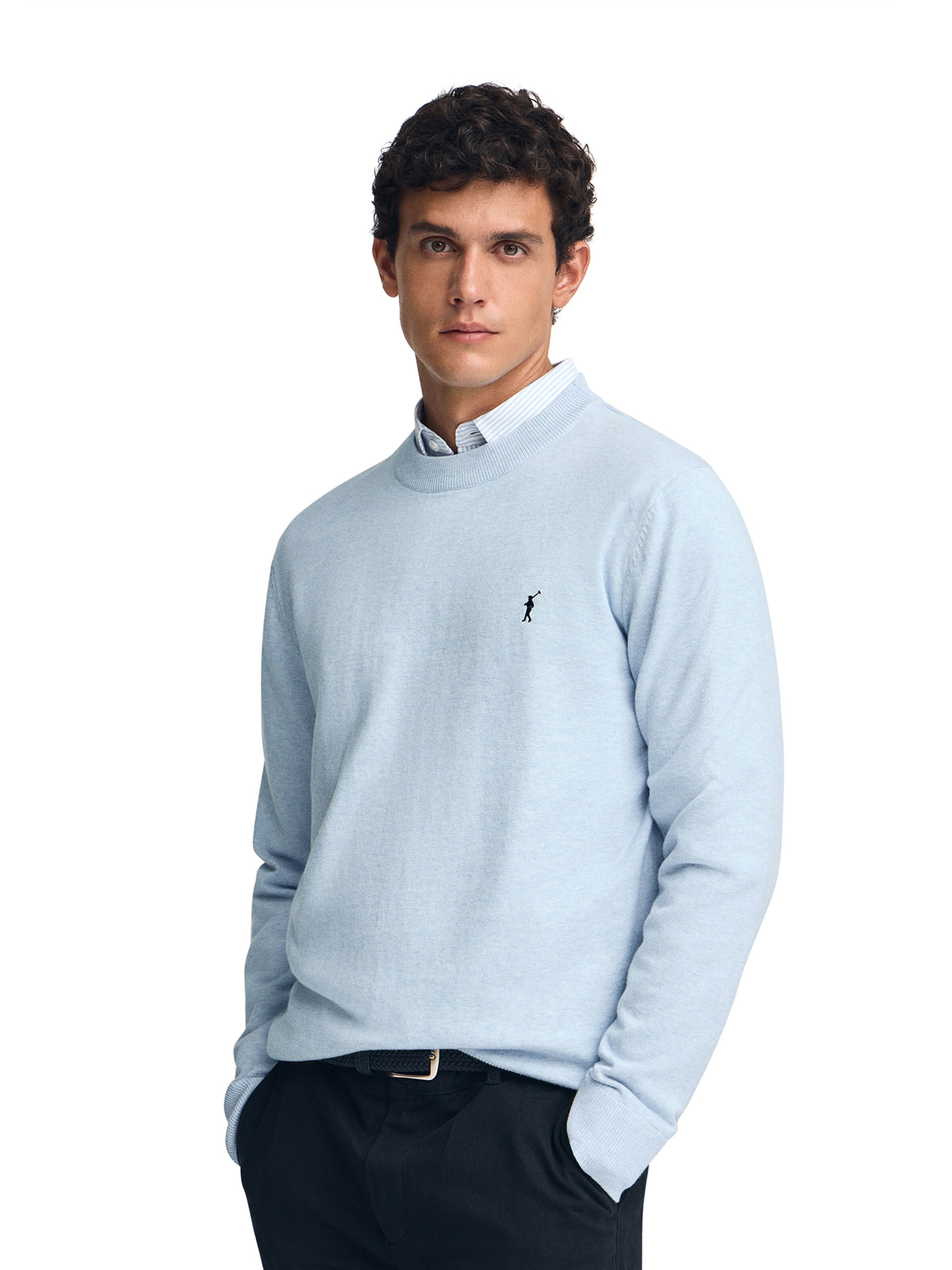 Polo Club Pullover in Blau