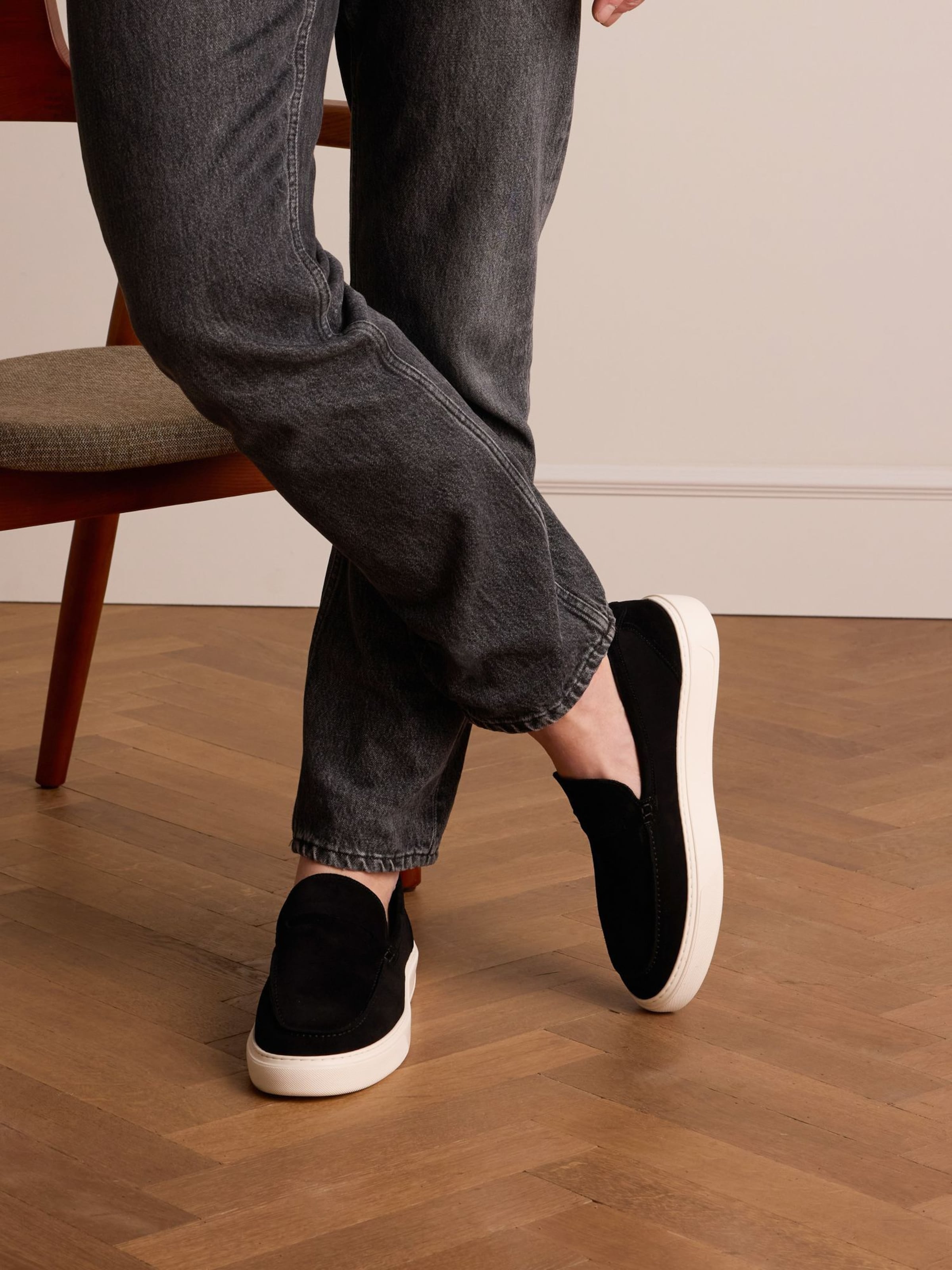 Slip on MANFIELD en noir