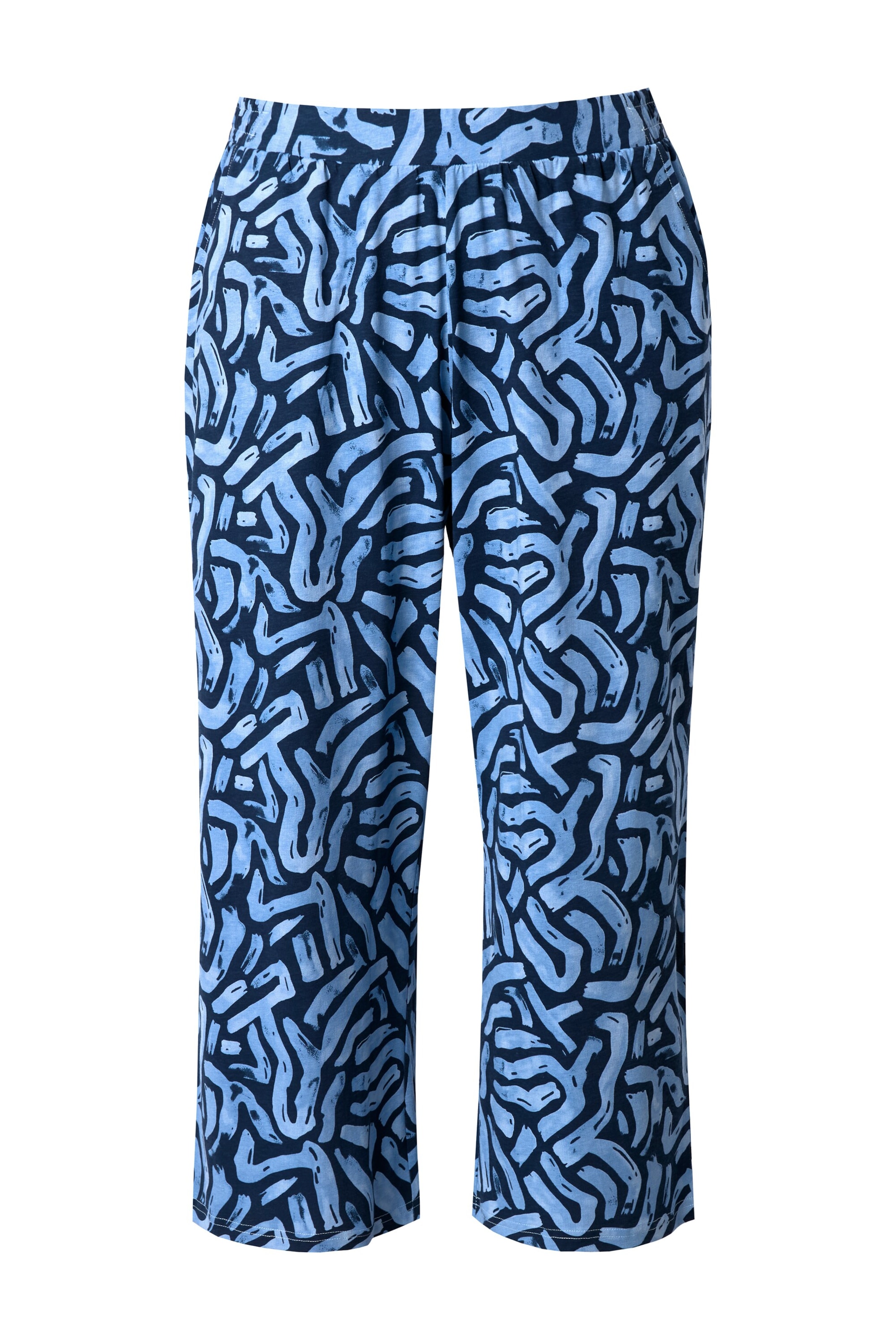 Ulla Popken Regular Hose in Blau: Vorderseite