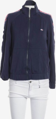 Tommy Jeans Sweatshirt & Zip-Up Hoodie in S in Blue: front