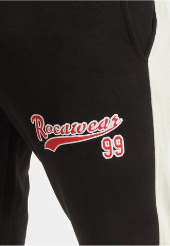 ROCAWEAR Loosefit Broek in Zwart