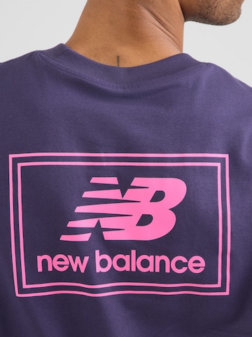 new balance Koszulka w kolorze fioletowy