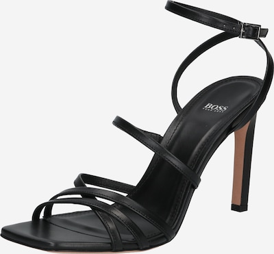 BOSS Casual Siksniņsandales, krāsa - melns, Preces skats