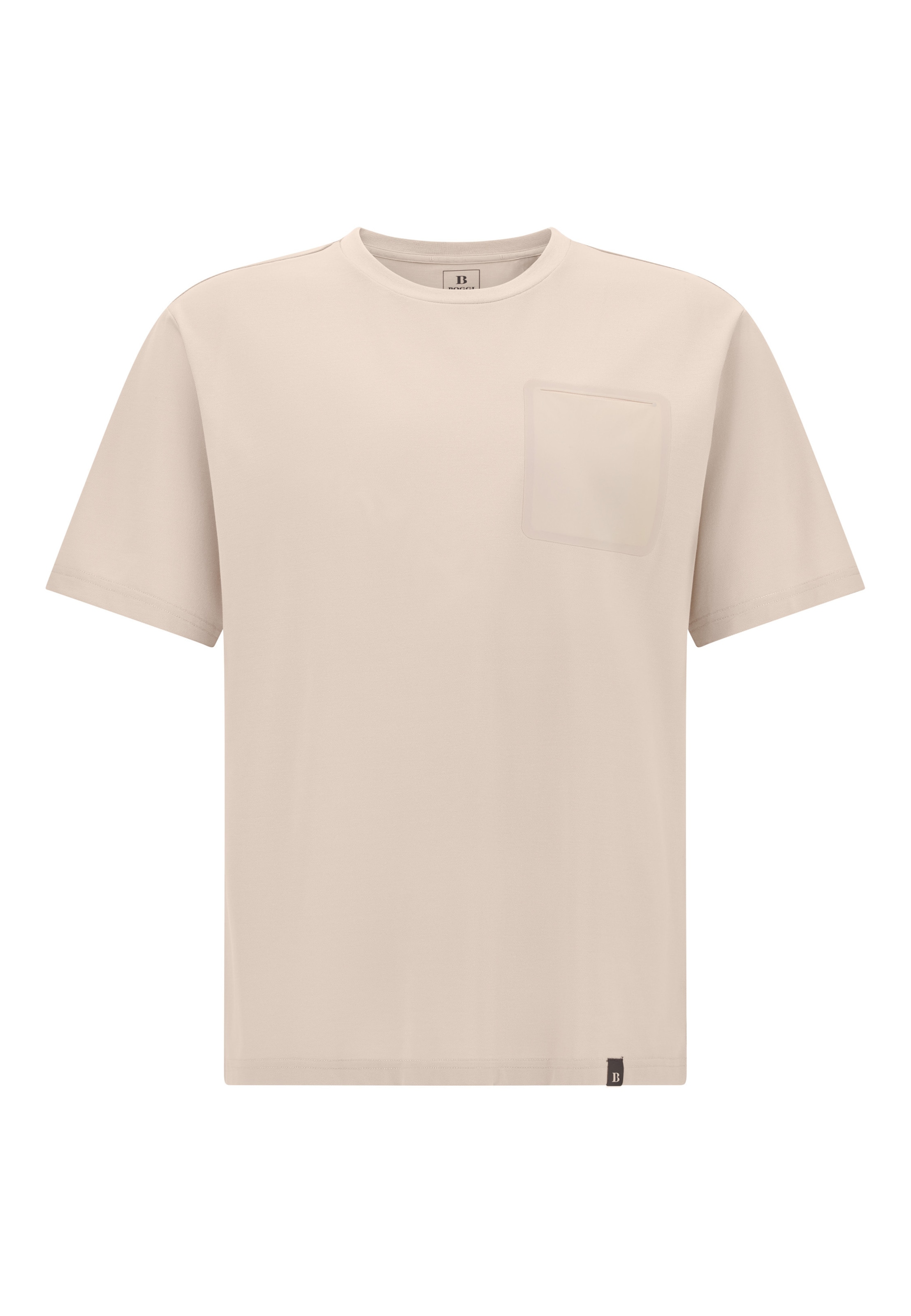 Maglietta 'Cool Jade' di Boggi Milano in beige: frontale