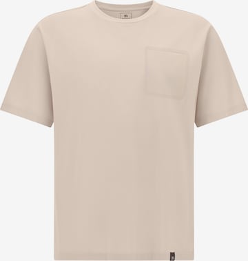 Maglietta 'Cool Jade' di Boggi Milano in beige: frontale