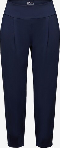 ESPRIT Tapered Sportbroek in Blauw: voorkant