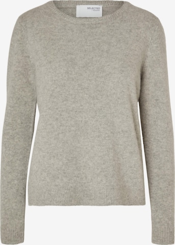 SELECTED FEMME Pullover 'Manila' in Grau: predná strana