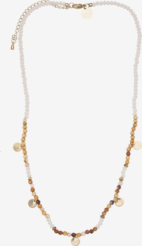 Leslii Necklace in Brown: front