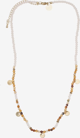 Leslii Necklace in Brown: front