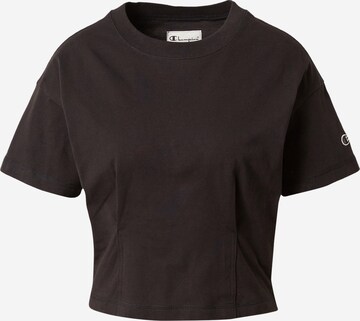 Champion Reverse Weave T-shirt i svart: framsida