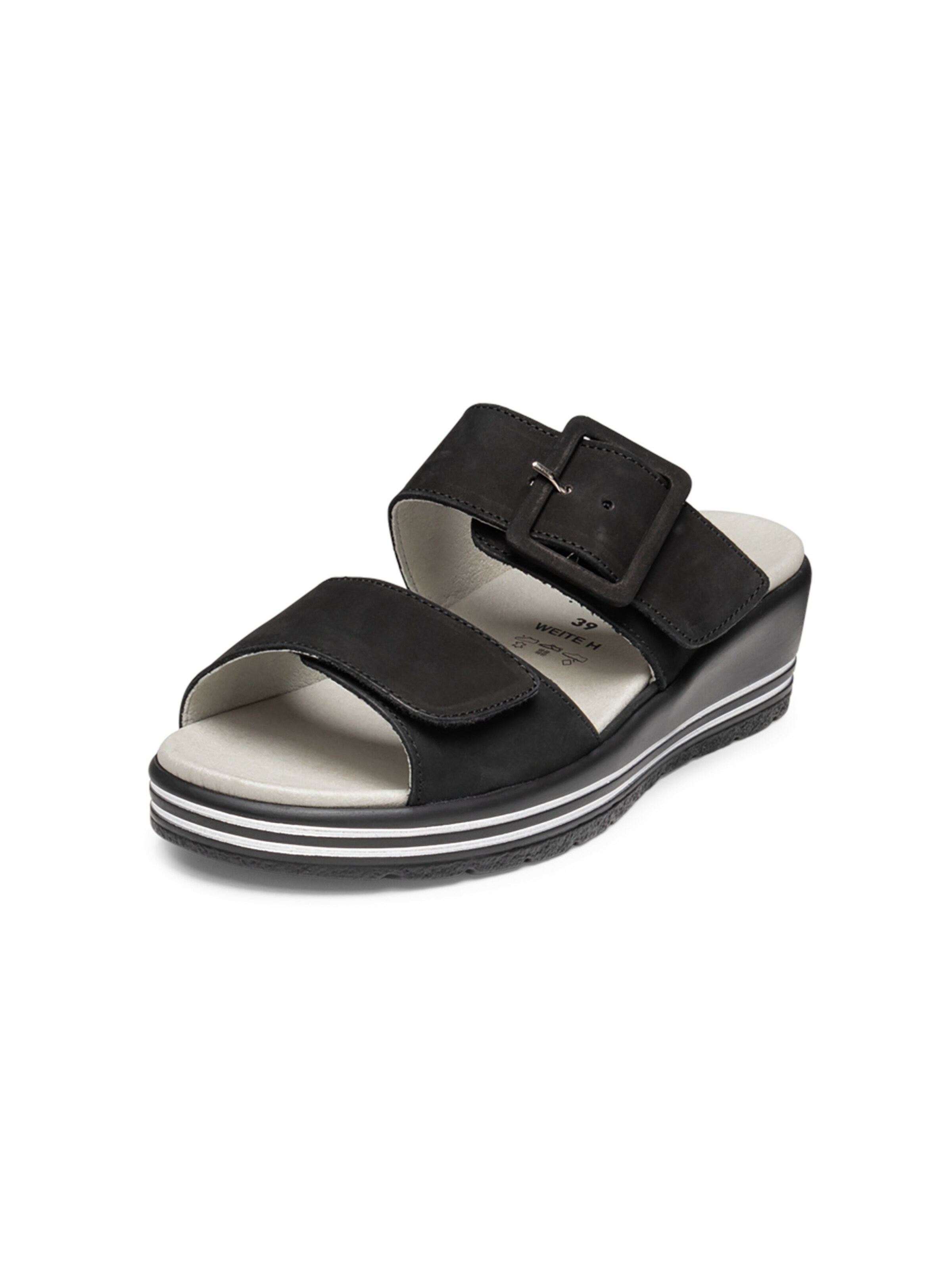 Zoccoletto di VITAFORM in nero: frontale