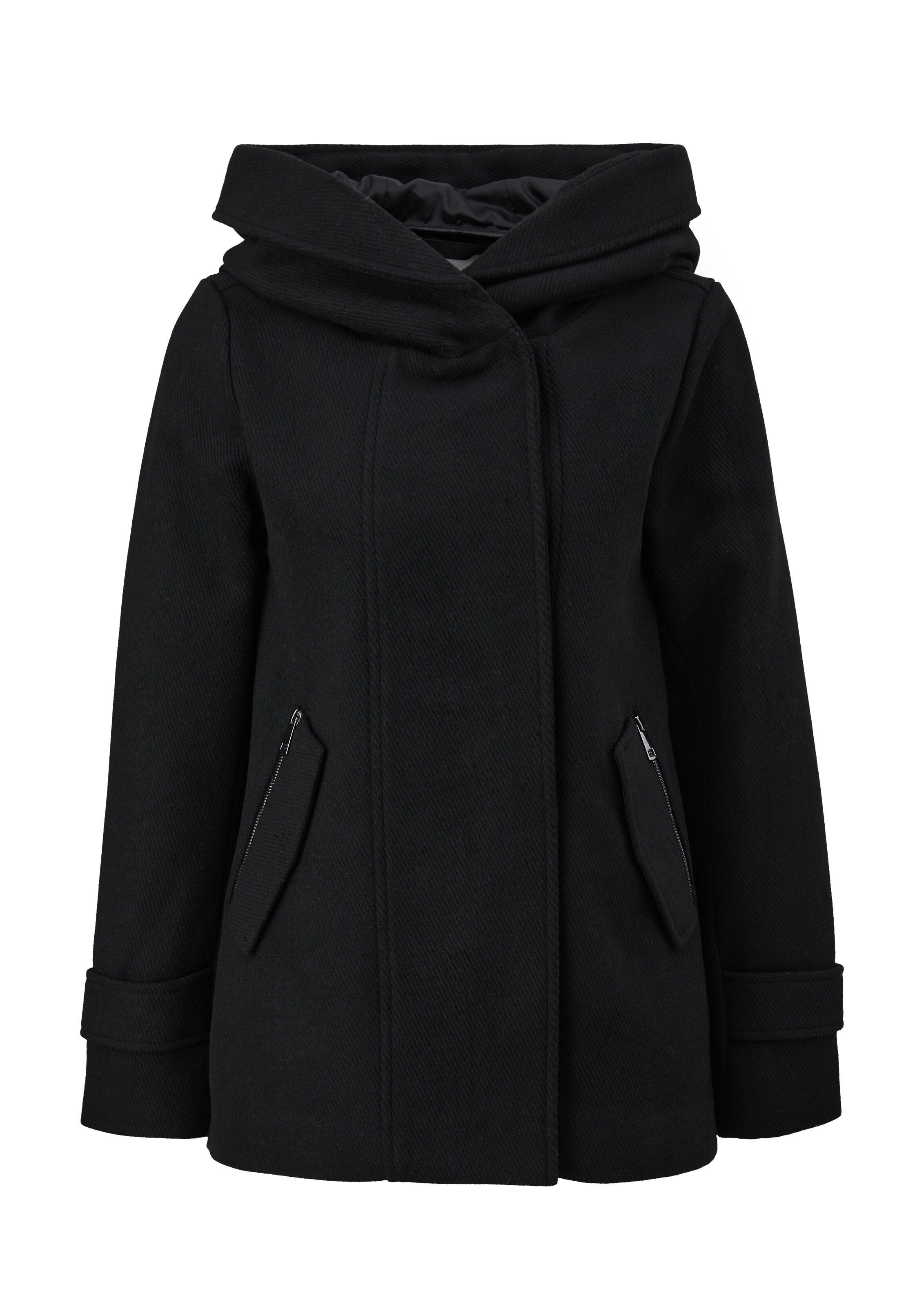 s.Oliver Übergangsjacke in Schwarz: Vorderseite