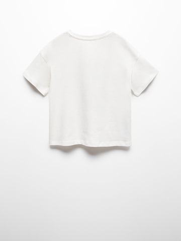 T-Shirt 'LENGUA' MANGO KIDS en blanc