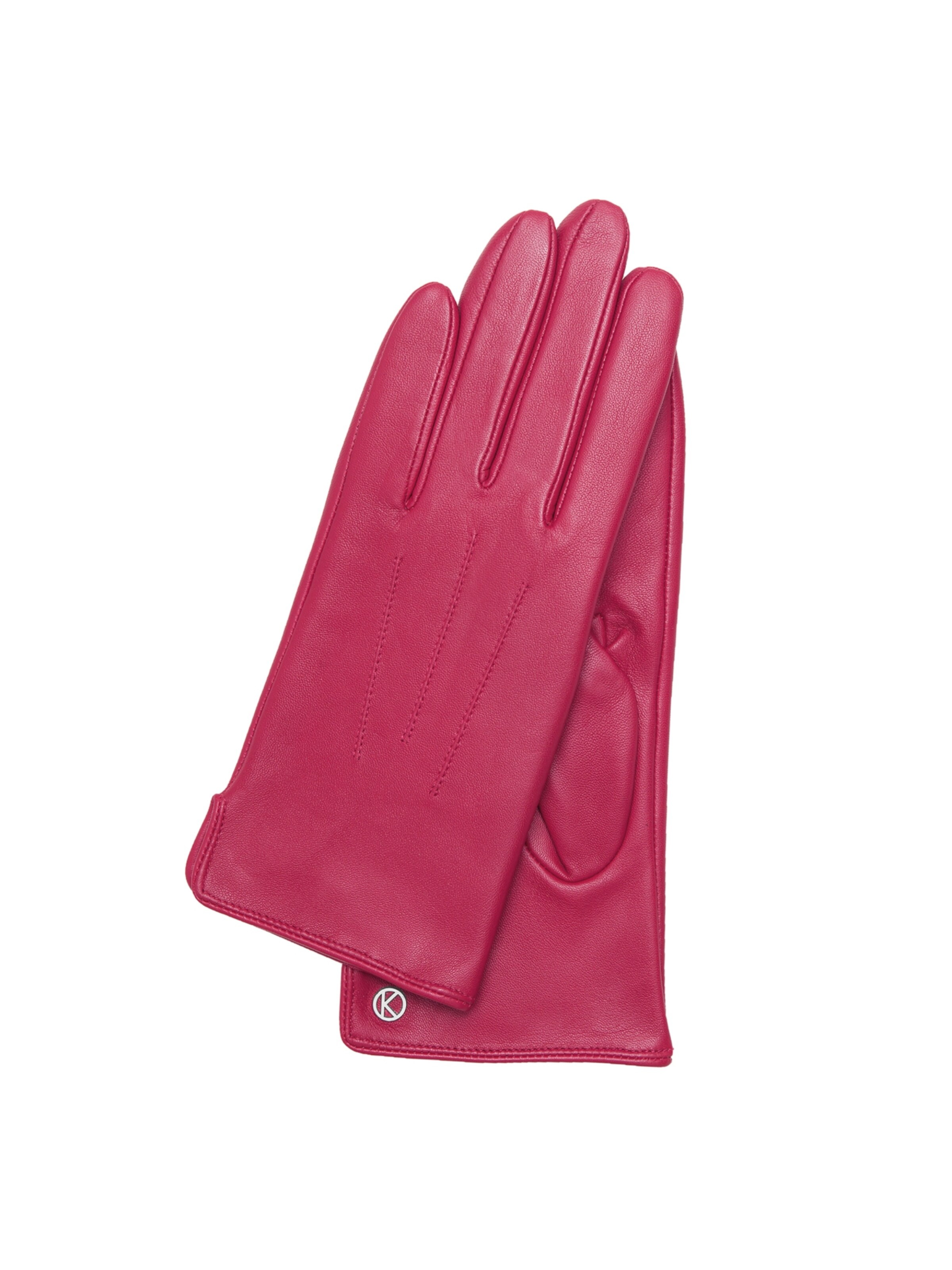 KESSLER Full Finger Gloves in Pink: front