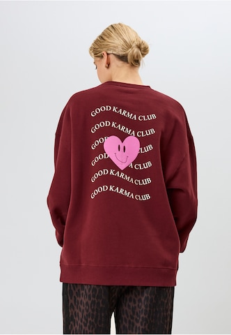 OH APRIL Sweatshirt 'Good Karma' in Red