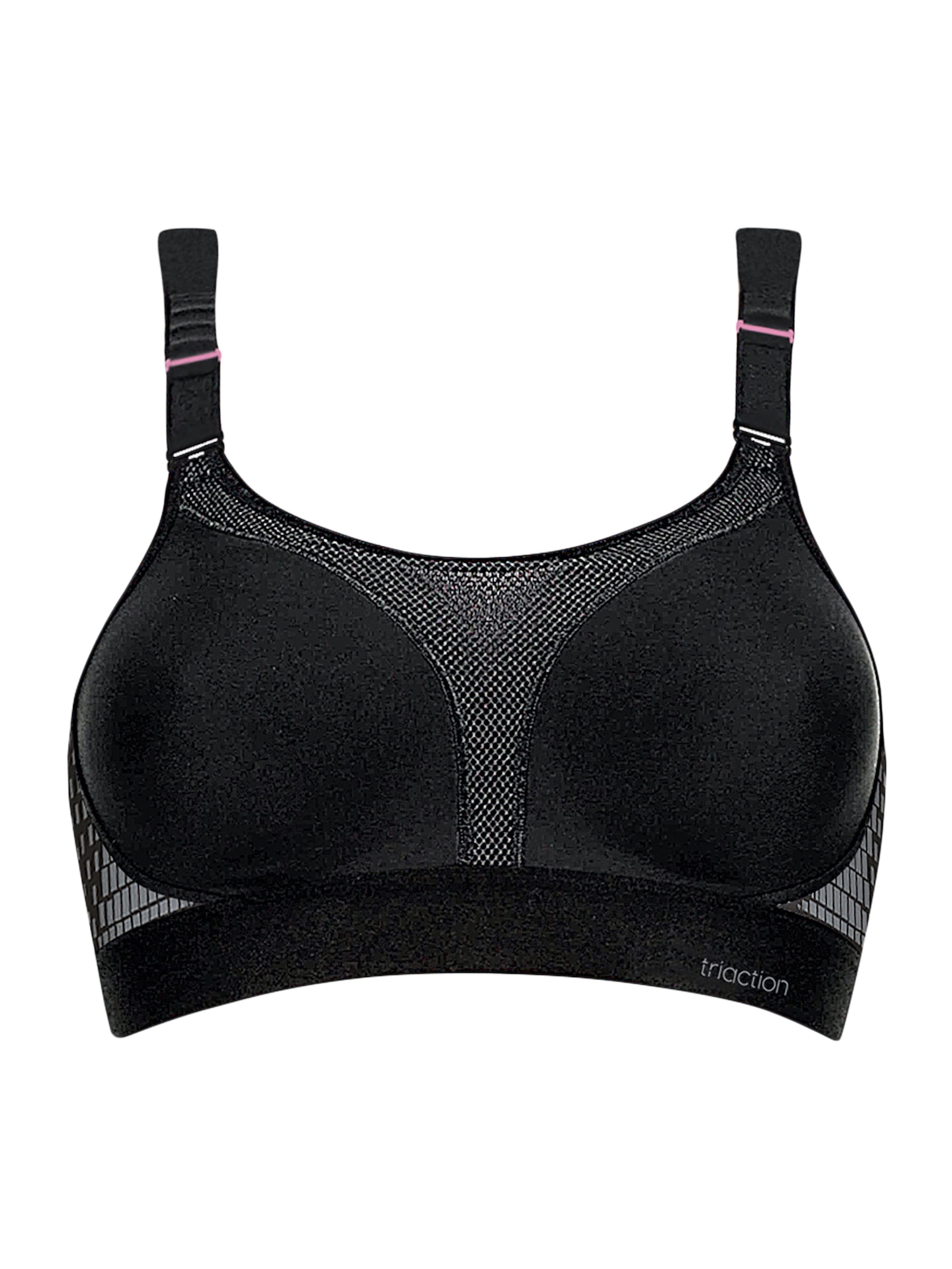 Triumph Triaction Bralette Sports bra ' Triaction Extreme Lite ' in Black: front