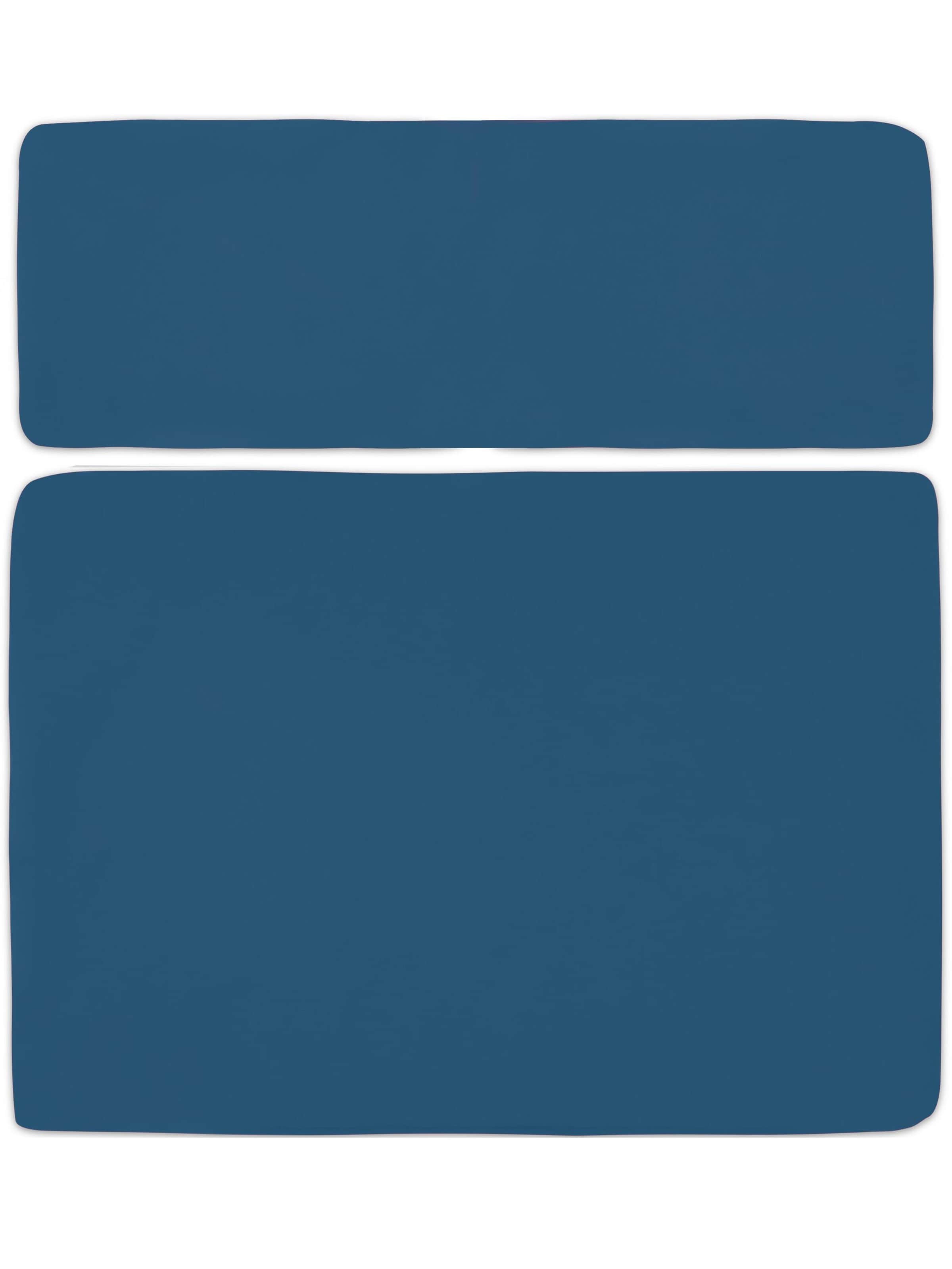 Aspero Zitkussens 'Marsala' in Blauw: voorkant