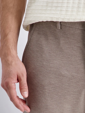 PIERRE CARDIN Slim fit Trousers 'Rick' in Beige