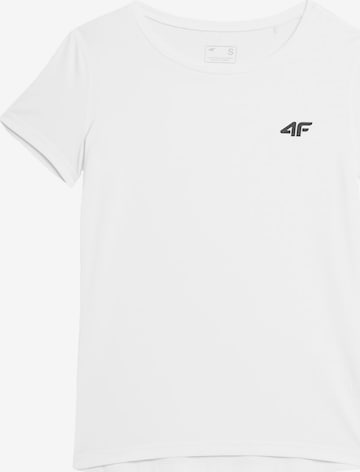 4F Performance Shirt in White: front