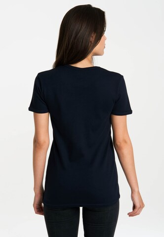 LOGOSHIRT Shirt 'X-Wings' in Blauw