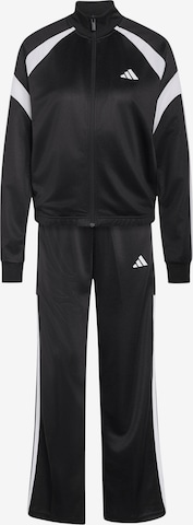 melns ADIDAS SPORTSWEAR Treniņtērps 'TEAMSPORT': no priekšpuses
