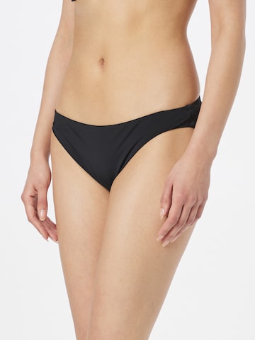 Calvin Klein Swimwear Bikini Bottoms in Black: front