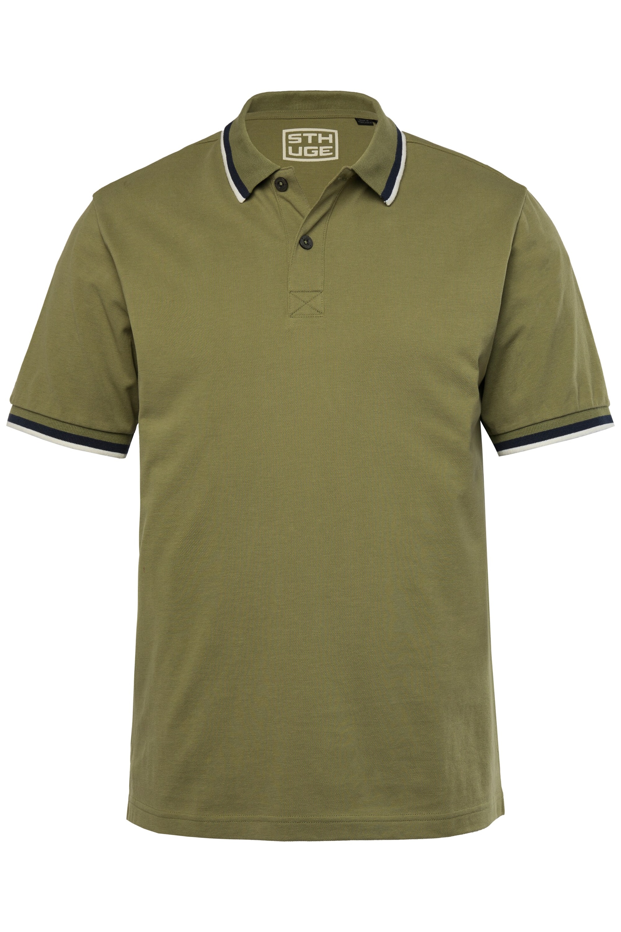 STHUGE Poloshirt in Grün: Vorderseite