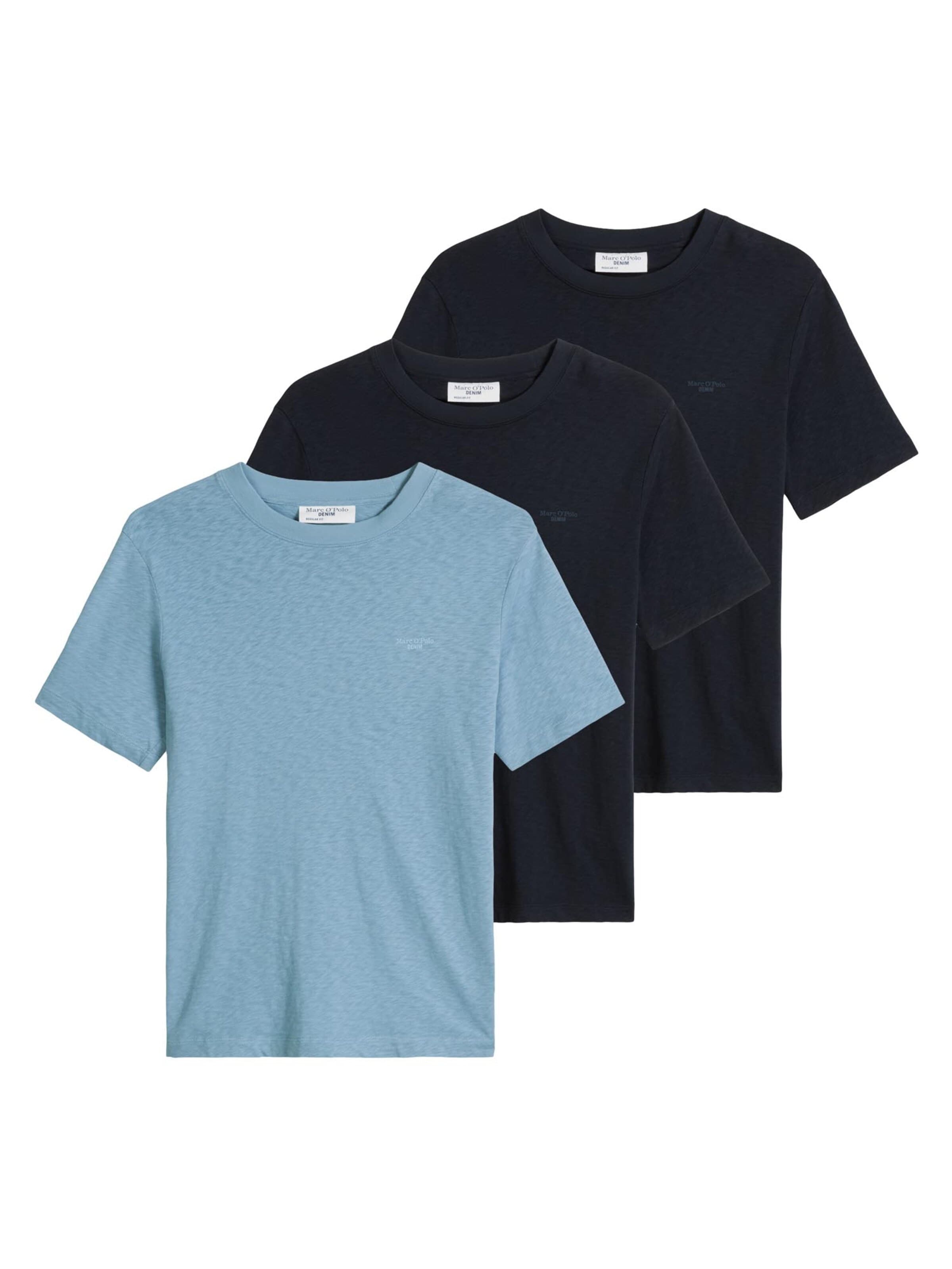 Marc O'Polo DENIM Shirt 'Basic' in Blue: front